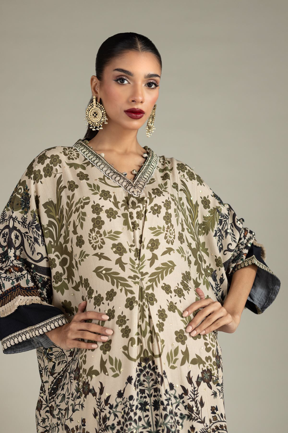 Buy Kurta | 0.0 N/A | 25-09-9S4-06TA-VG_MULTI | Khaadi United Kingdom
