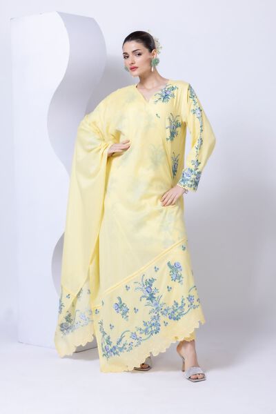 Embroidered | Cotton Square | Dupatta | GBP 35.00