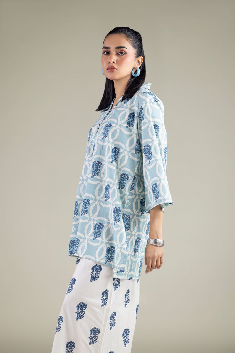 Printed | Cambric | Floral V-Neck Kurta | GBP 20.00
