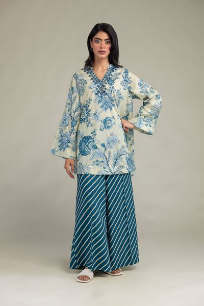 Embroidered | Cambric | Printed Cambric Pants | GBP 25.00