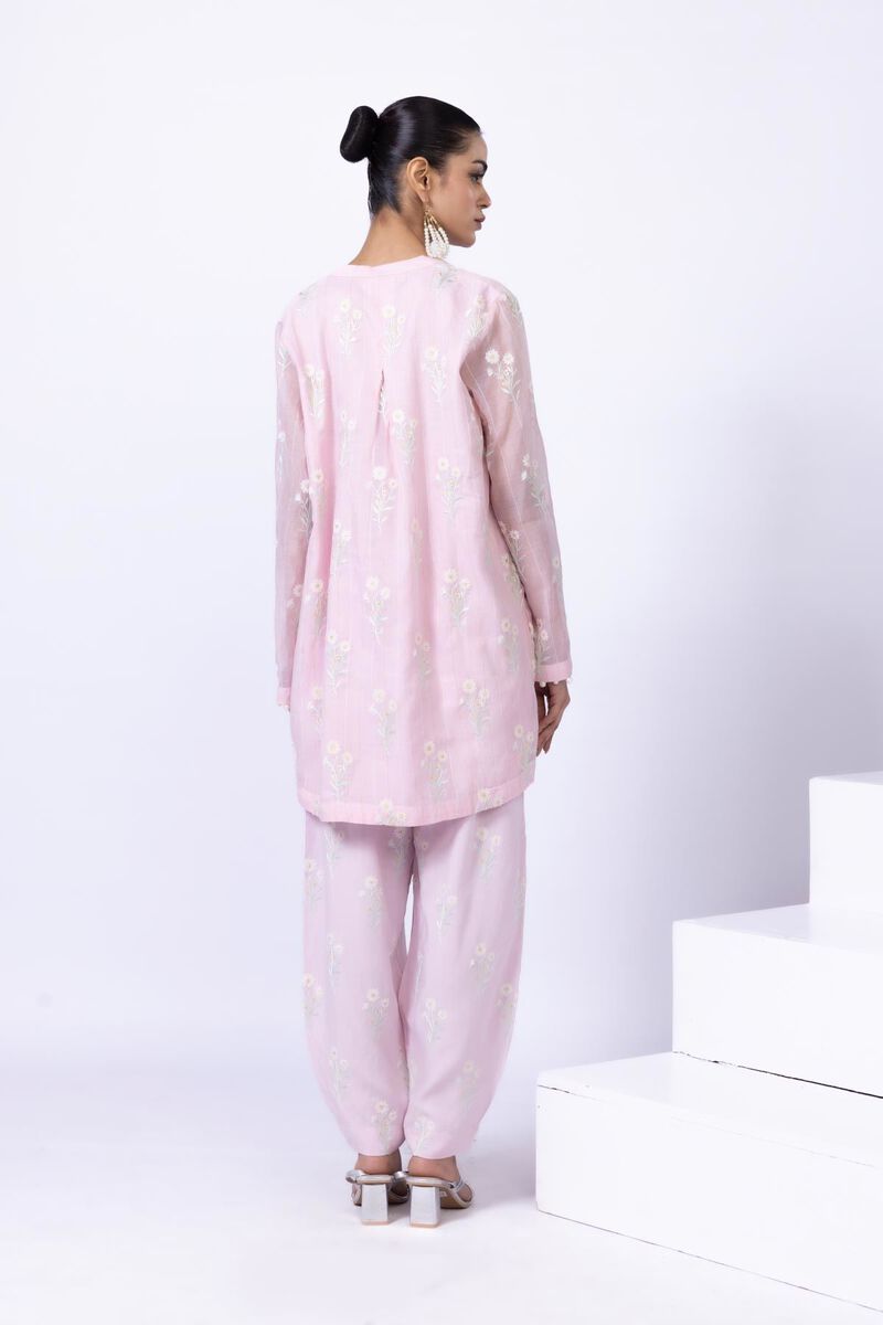 Embroidered | Cotton Zari Organza | Kurta | GBP 20.00