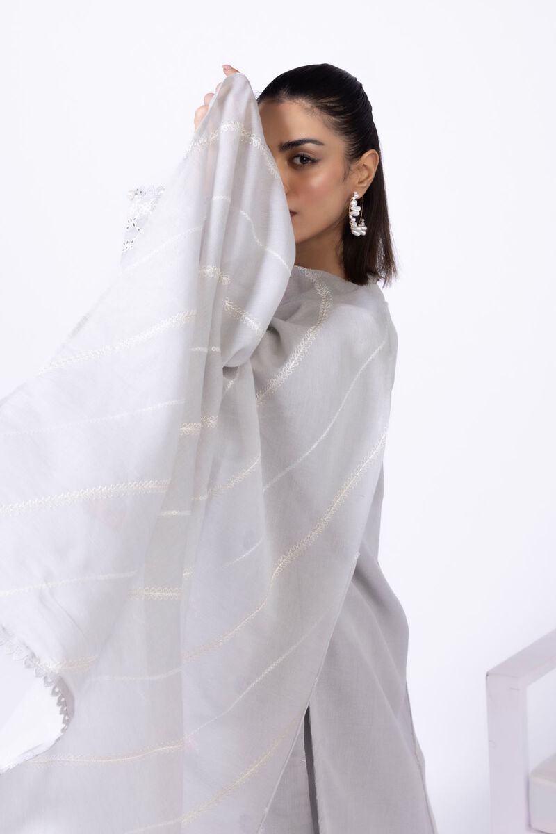 Embroidered | Cotton Reflex Light | Dupatta | GBP 10.00