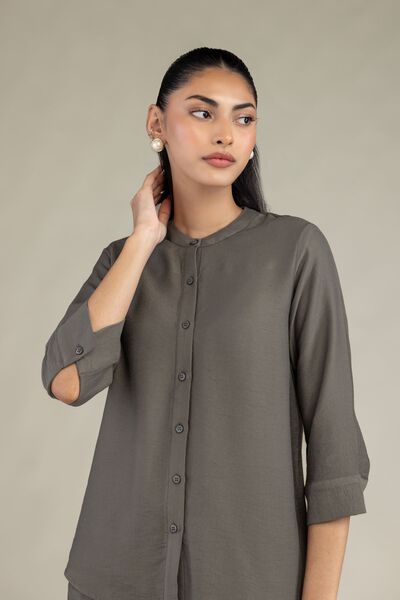 Dyed | Crepe | Solid Crepe Shirt | GBP 30.00