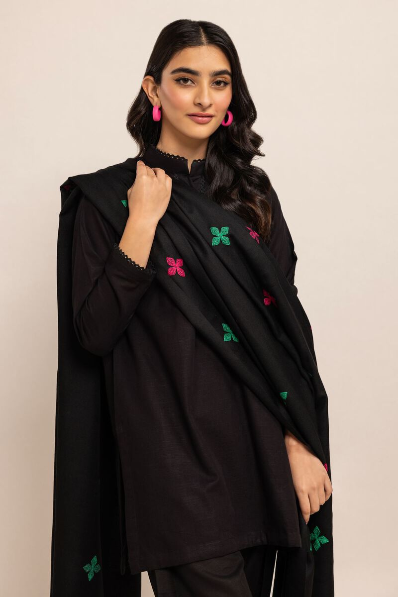Yarn Dyed Embroidered | Rashmina Acrylic | Shawl | Embroidered | null