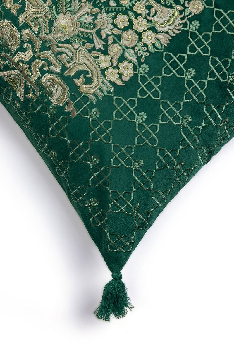 Velvet | Embroidered | Cushion Cover | null