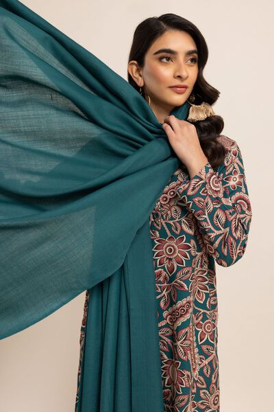 Shawl, TEAL, hi-res