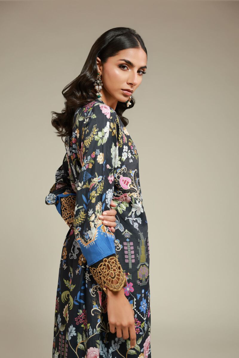 Embroidered | Raw Silk | 2 Piece Co-ord Set | Top and Bottom | null
