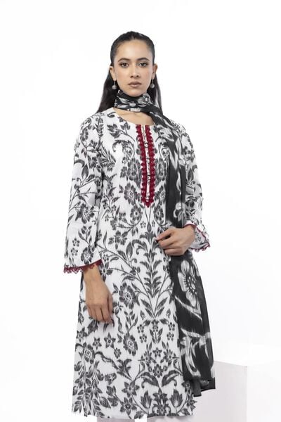 Embroidered | Cambric | Fabrics 3 Piece | GBP 30.00