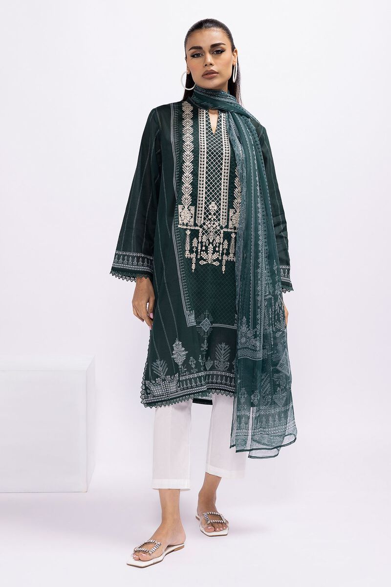 Cambric | Embroidered | Fabrics 2 Piece | Top Dupatta | null