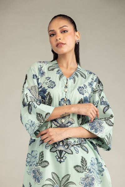 Printed | Cambric | Floral Cambric Kurta | GBP 30.00
