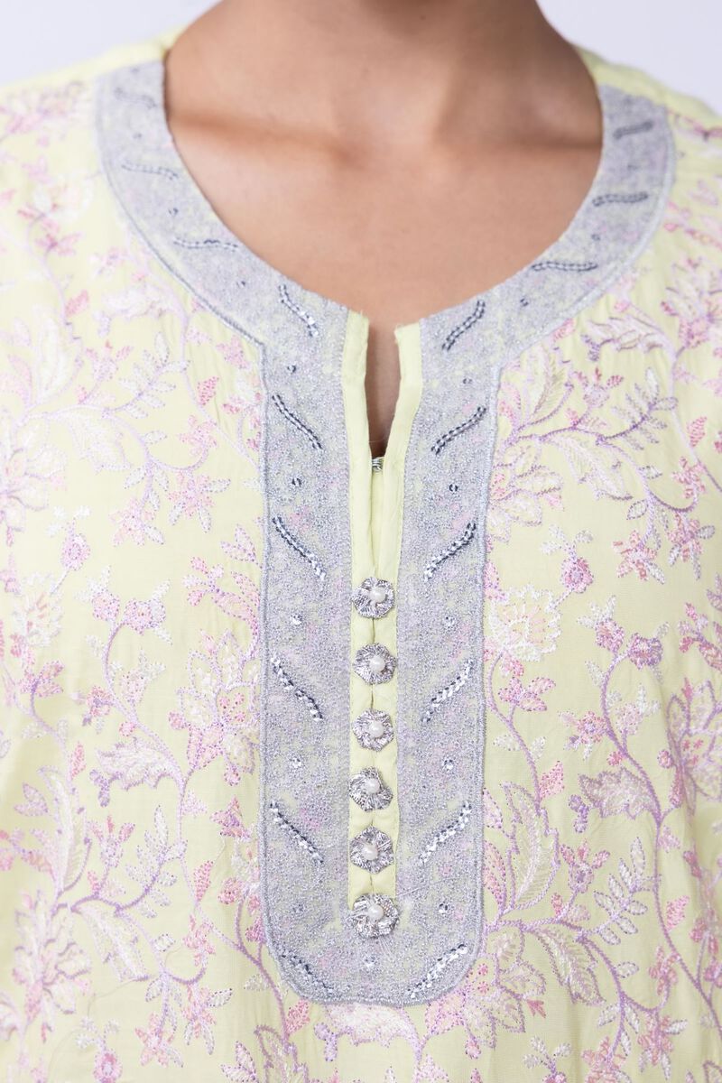 Embroidered | Russian Raw Silk | Kurta | GBP 24.00