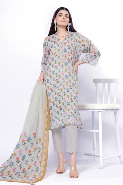 Embroidered | Lawn | Fabrics 3 Piece | GBP 17.50