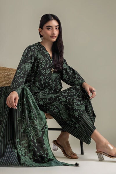 Printed | Light Khaddar | Tailored 3-Piece Set | GBP 55.00