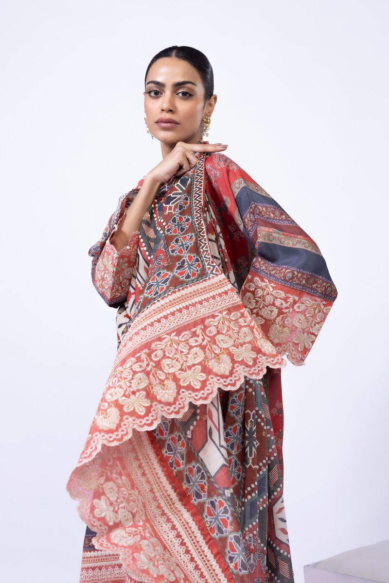 Embroidered | Light Thai Silk | Dupatta | GBP 7.50