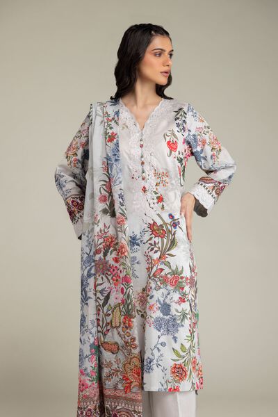 Embroidered | Cambric | Tailored 3 Piece | GBP 60.00