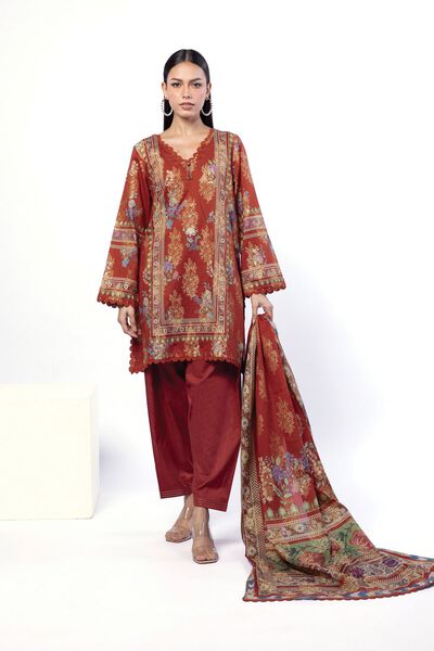 Printed | Jacquard | Fabrics 3 Piece | GBP 21.00