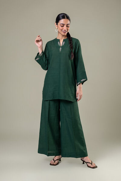 Embroidered | Light Khaddar | Solid Khaddar Pants | GBP 25.00