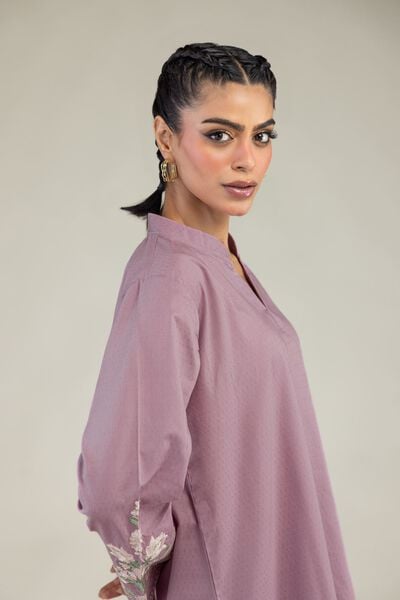 Embroidered | Cotton Dobby | Floral Cotton Kurta | GBP 35.00