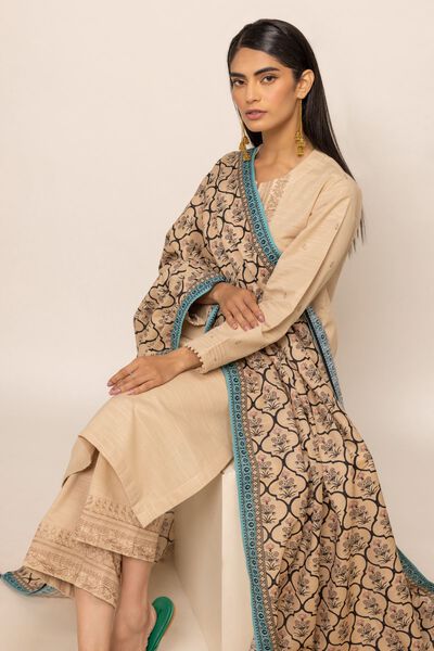 Dupatta, BEIGE, hi-res