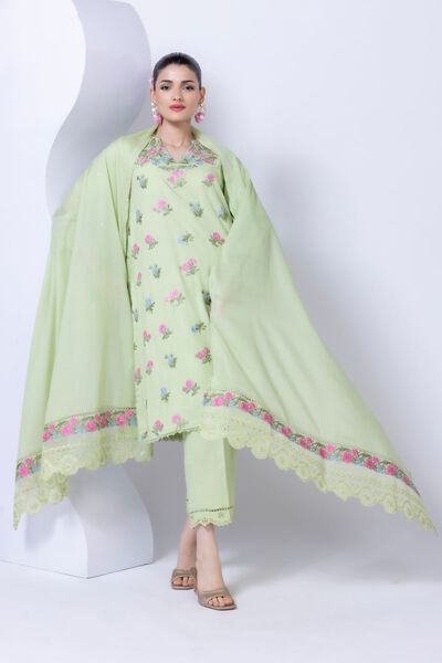 Embroidered | Cotton Square | Dupatta | GBP 35.00