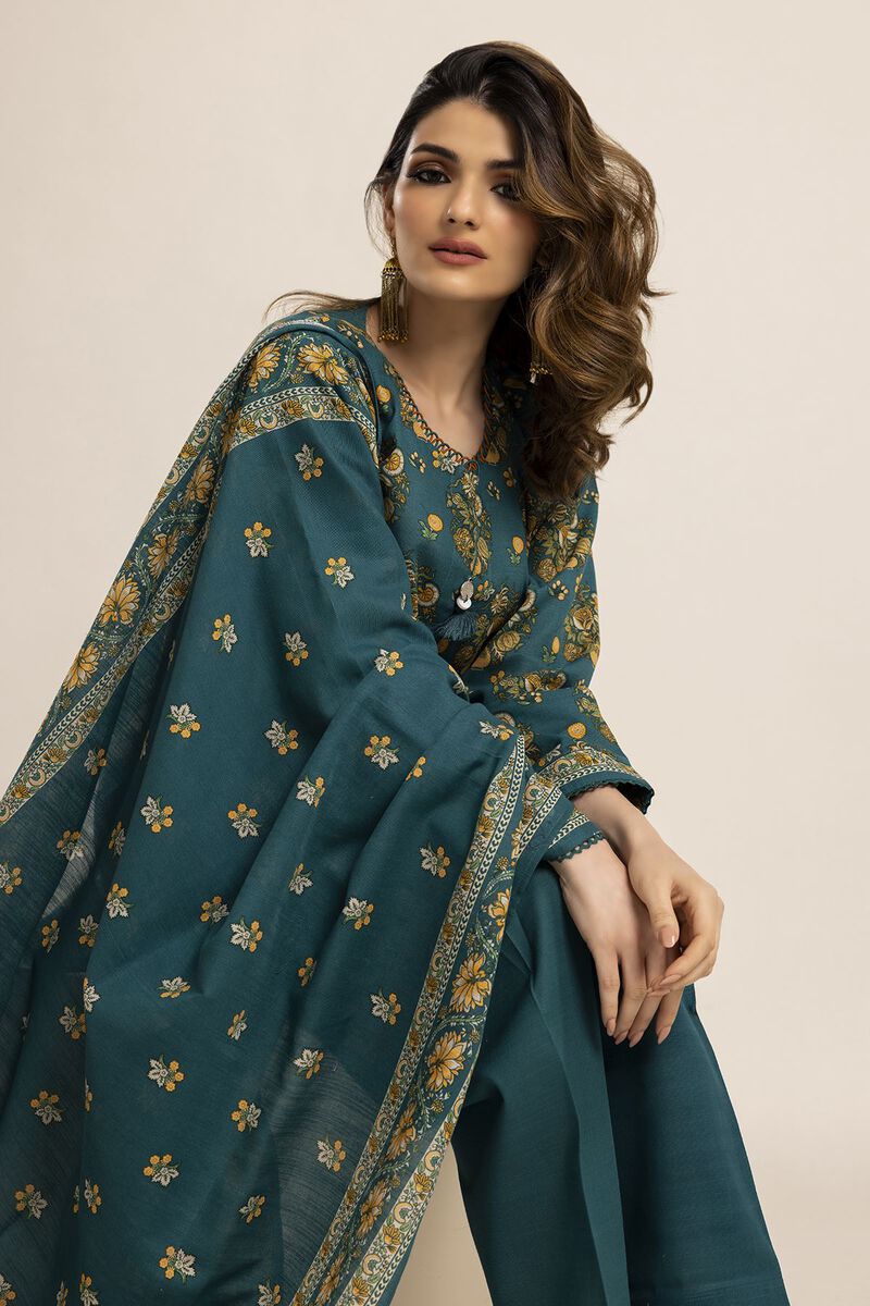 Printed | Light Khaddar | Fabrics 3 Piece | null