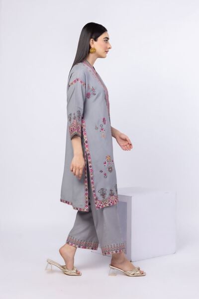 Embroidered | Russian Raw Silk | Pants | GBP 20.00