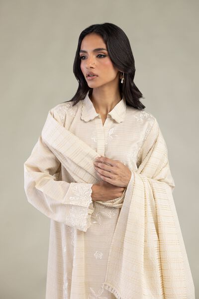 Embroidered | Messuri Dobby | Messuri Tailored 3-Piece | GBP 75.00