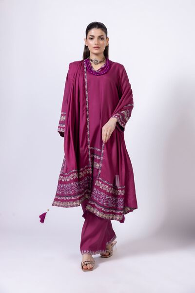 Embroidered | Viscose Oak Silk | Kurta | GBP 40.00