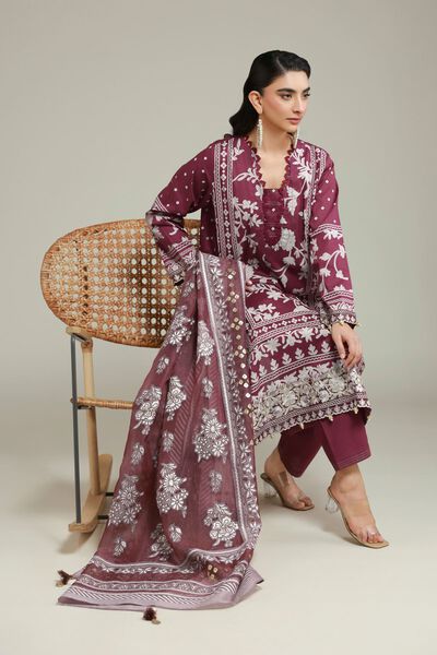 Embroidered | Cambric | Cambric 3-piece Tailored  | GBP 70.00