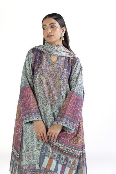 Printed | Messuri Dobby | Tailored 3 Piece | GBP 25.00