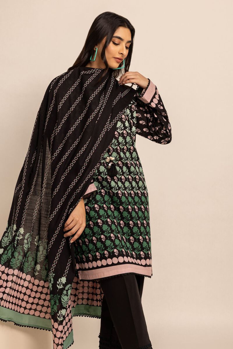 Printed | Light Khaddar | Fabrics 3 Piece | null