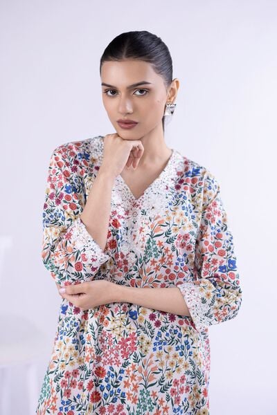 Embroidered | Cambric | Kurta | GBP 20.00