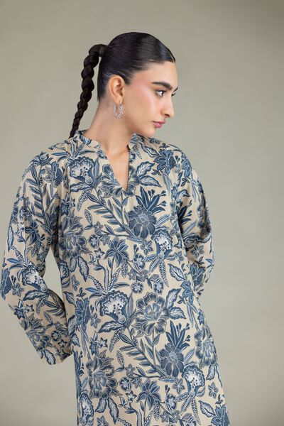 Printed | Cambric | Cambric Longline Kurta | GBP 30.00