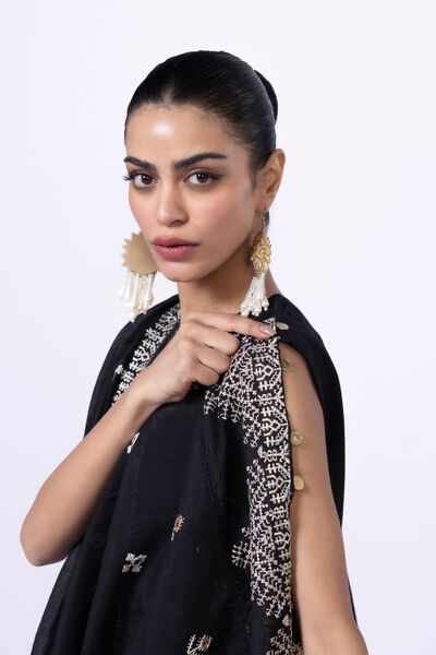 Embroidered | Cotton Net | Dupatta | GBP 35.00