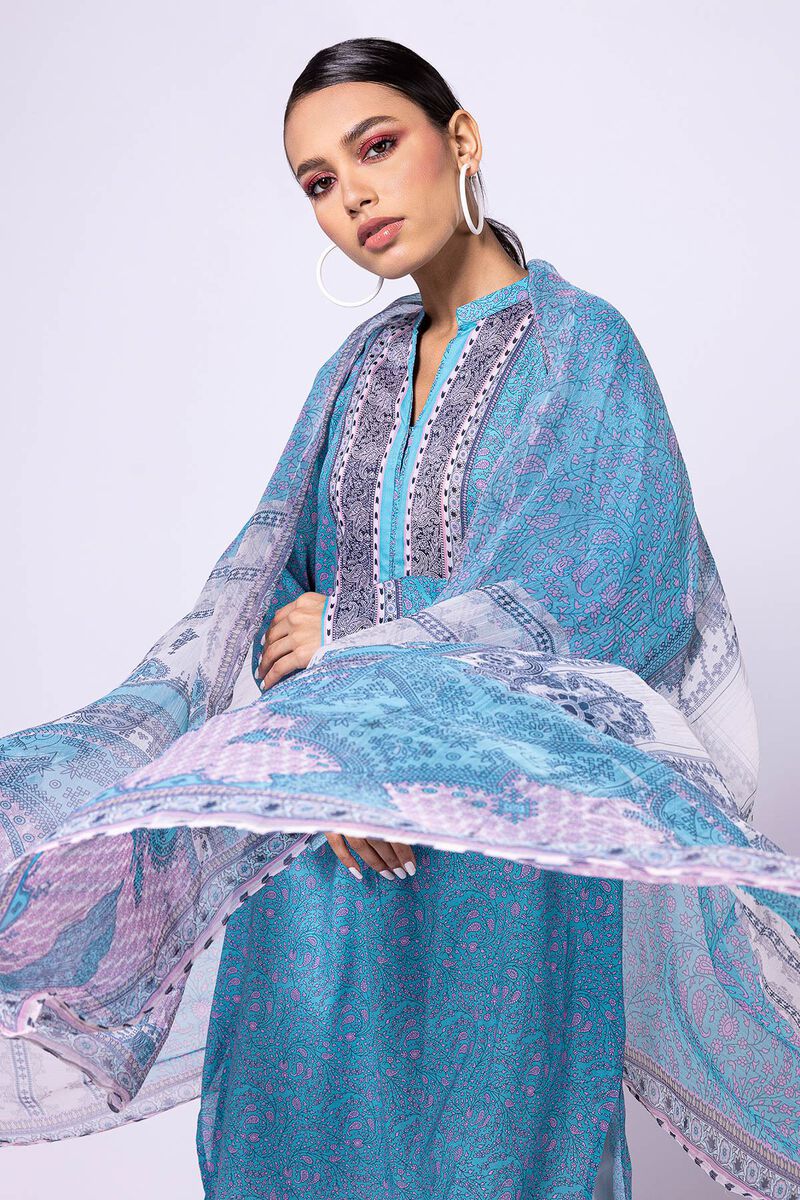 Lawn | Printed | Fabrics 2 Piece | Top Dupatta | null