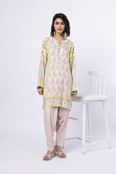 Embroidered | Viscose Oak Silk | Kurta | GBP 60.00