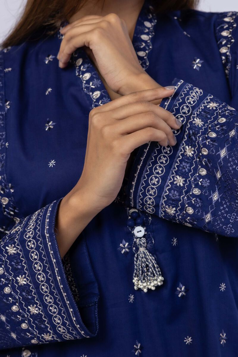 Embroidered | Crosshatch Poplin | Kurta | null