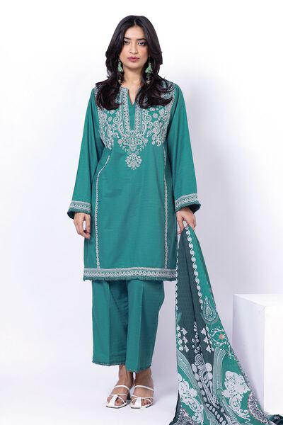 Embroidered | Dobby | Fabrics 3 Piece | GBP 27.50