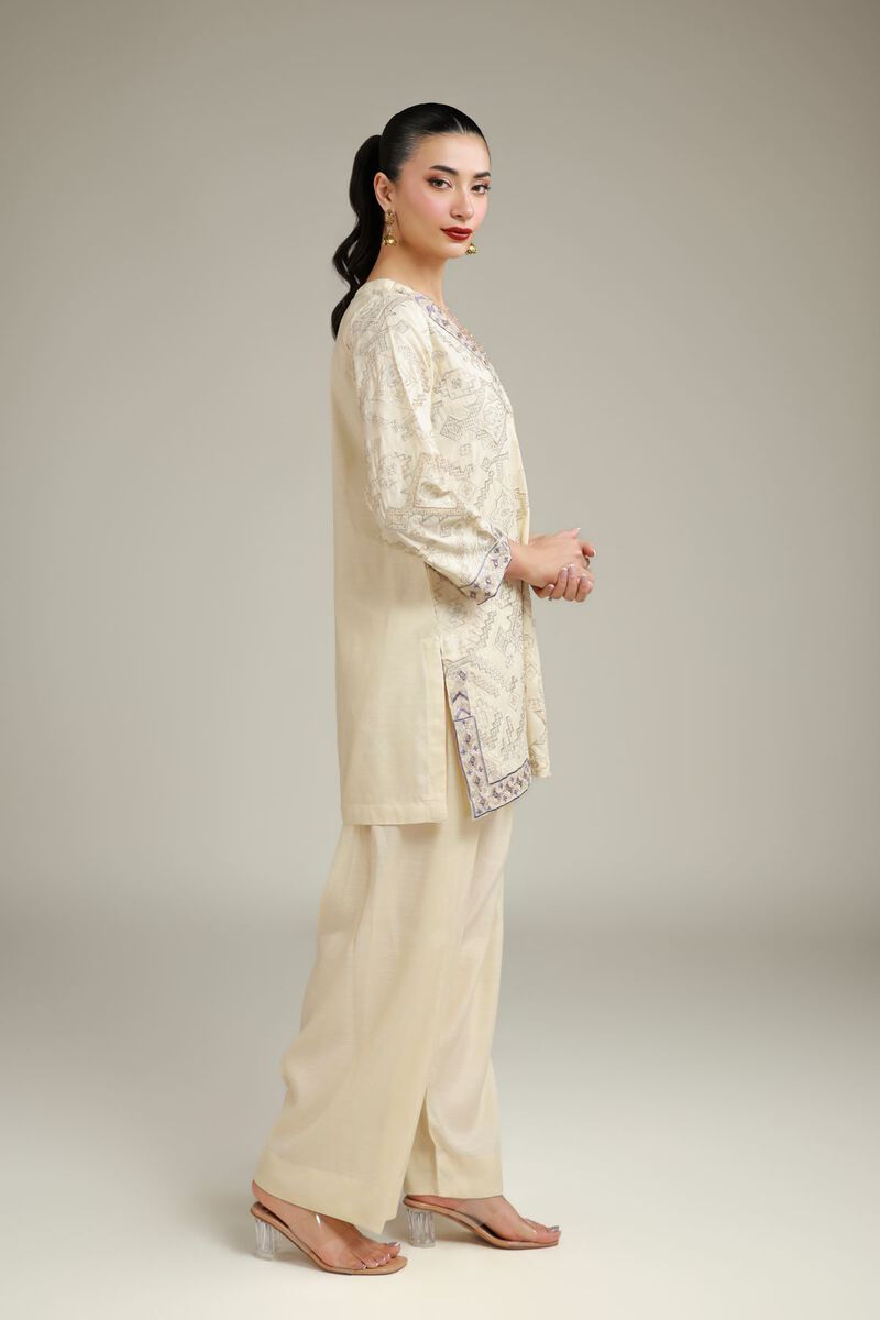 Embroidered Silk Shalwar view 2
