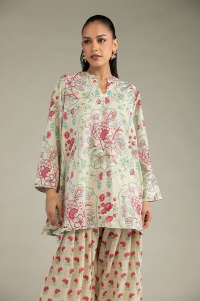 Printed | Cambric | Floral Cambric Kurta | GBP 30.00