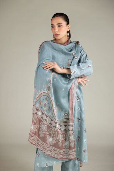 Embroidered | Broshia | Fabrics 3 Piece | GBP 45.00