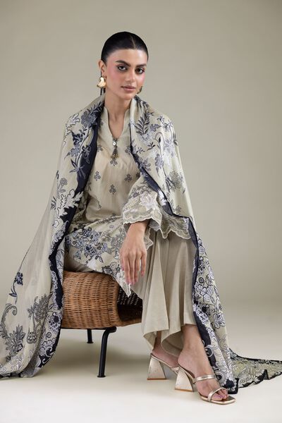 Embroidered | Lawn | Lawn 3-Piece Tailored | GBP 65.00
