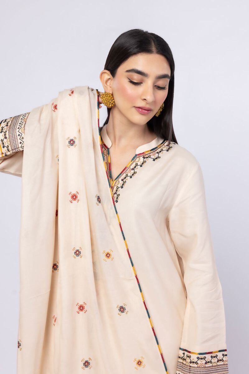 Embroidered | Light Thai Silk | Dupatta | GBP 25.00