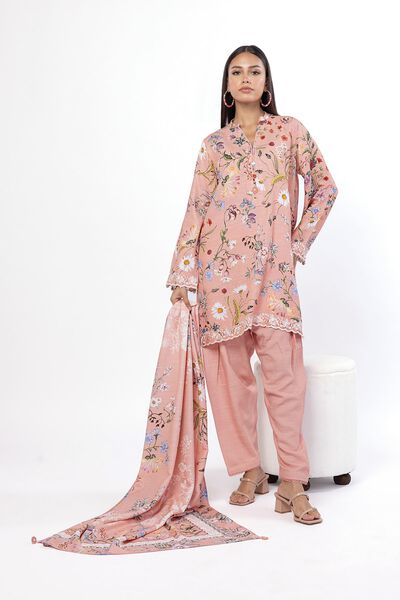 Embroidered | Blended Khaddar | Fabrics 3 Piece | GBP 20.00