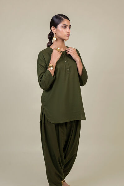 Dyed | Cotton Dobby | 2-Piece Tailored Set | GBP 40.00