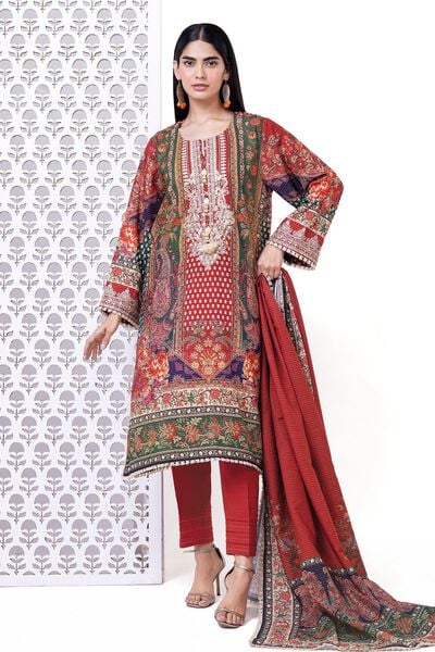 Embroidered | Light khaddar Messuri | Fabrics 3 Piece | GBP 9.00