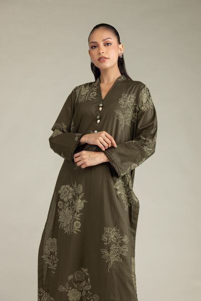Printed | Cambric | Longline Floral Kurta | GBP 30.00