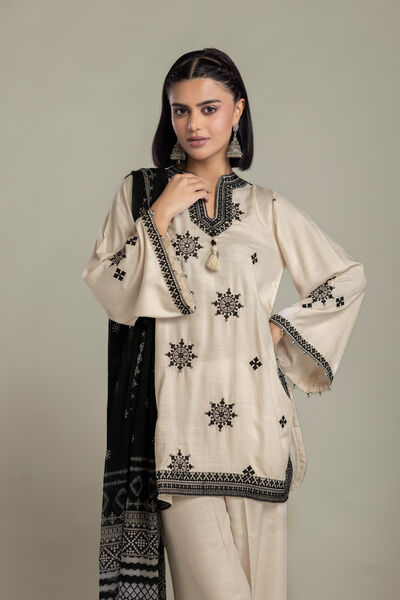 Embroidered | Raw Silk | Silk 3-Piece Tailored | GBP 90.00