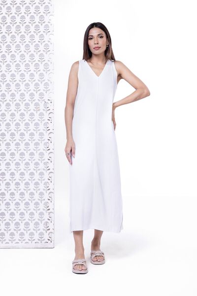 Dyed | Variegated Rib | Maxi Dress | GBP 6.00