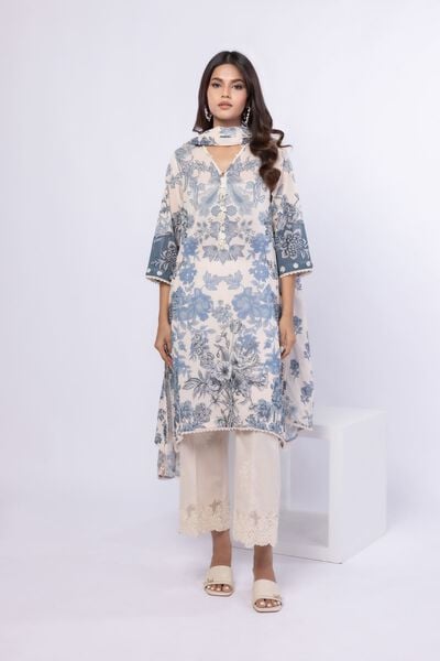 Printed | Swiss Voile | Kurta | GBP 40.00